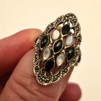 Anello vintage stile Art Deco