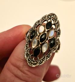 Anello vintage stile Art Deco