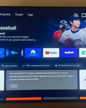 Smart tv android 50”