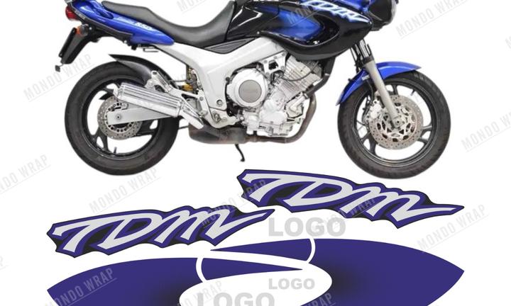 Adesivi compatibili con moto Yamaha TDM 1998/2000
