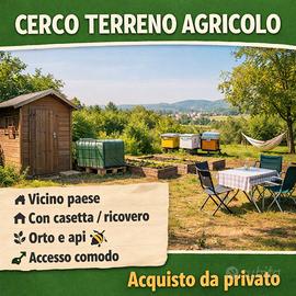 Terreno agricolo con piccolo rustico