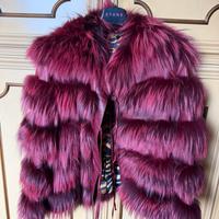 Giacca in pelliccia e pelle