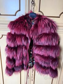 Giacca in pelliccia e pelle