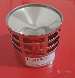 TERMINALE NUOVO IN ACCIAIO INOX CANNA FUMARIA DIAM
