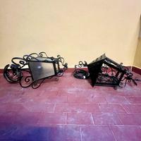 Lanterne da esterno in ferto battuto