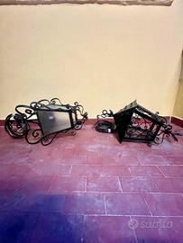 Lanterne da esterno in ferto battuto