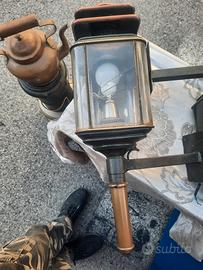 coppia lampade da carrozza