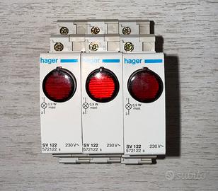 HAGER SV122 230V SPIA LUMINOSA