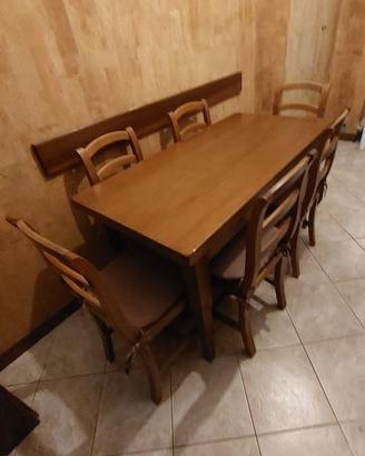 Tavolo da cucina in legno massello