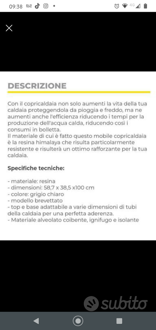 Copricaldaia NUOVO!! - Arredamento e Casalinghi In vendita a Lecce