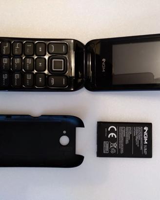 Cellulare ngm doppia sim, apertura  conchiglia