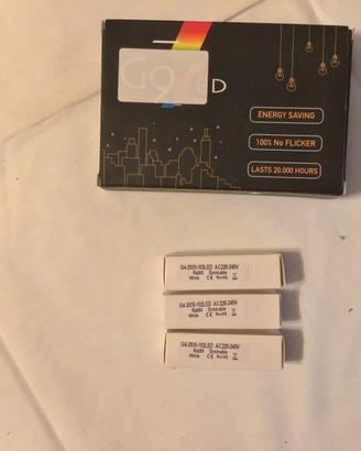 G9 Led Lamp - 3 lampadine led bianche