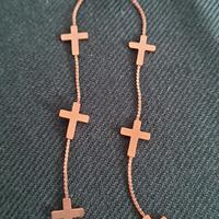 orecchini in acciaio . pendenti 