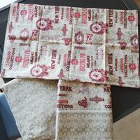 Lenzuola 100% cotone, 1 piazza e mezza
