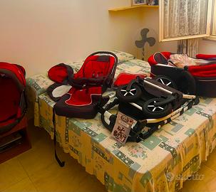 Passeggino Trio,Baby Merc Q serie Q9 trio completo