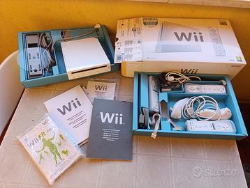 Wii + Balance Board completa di imballo originale