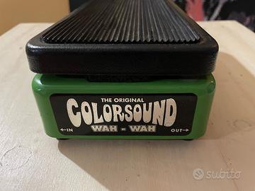 Colorsound Wah Wah Green - Usato - Spedizione Inc.