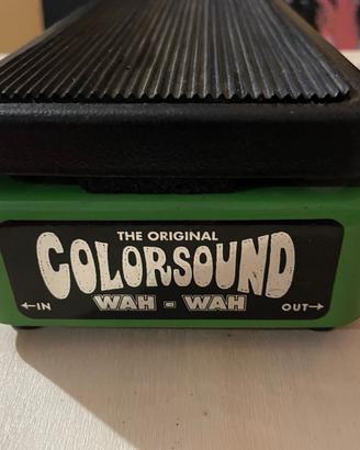 Colorsound Wah Wah Green - Usato - Spedizione Inc.