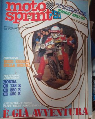 Rivista MOTOSPRINT numero 1 del 1983