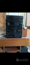 Stereo vintage pioneer con giradischi