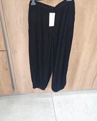 pantalone in velluto zara donna nuovo