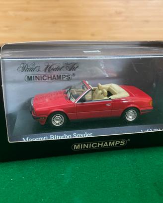 Riproduzione Minichamps Maserati Biturbo