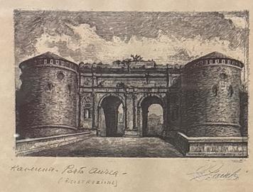 Quadro Gaspare Gambi - Ravenna Porta Aurea