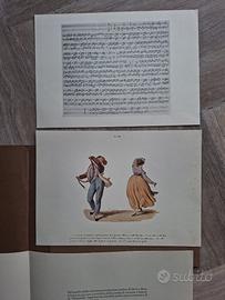 Fogli storici della celebre opera la Tarantella