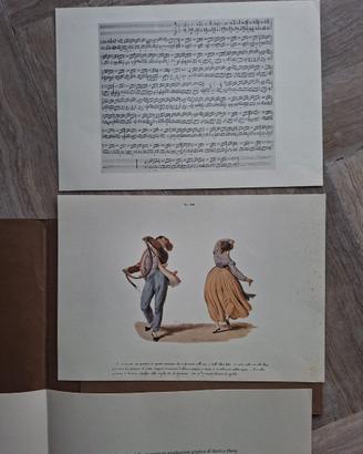 Fogli storici della celebre opera la Tarantella