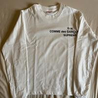 longsleeve comme des garcons x supreme