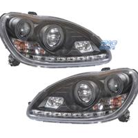 FARI XENON MERCEDES CLASSE S W220 02-05 FONDO NERO