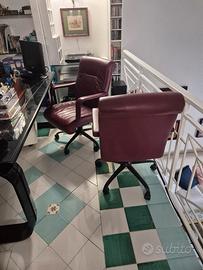 scrivania Mim e poltrone Frau