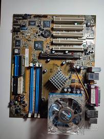 Motherboard Asus A7N8X con CPU Athlon XP 2800
