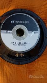 sub db tecnologies 12" 500w 4 ohmm