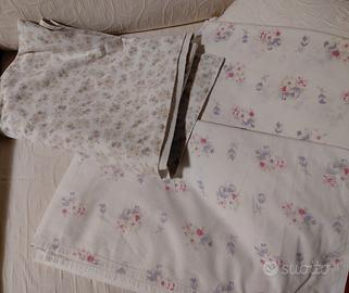 lenzuola cotone + flanella  lettino