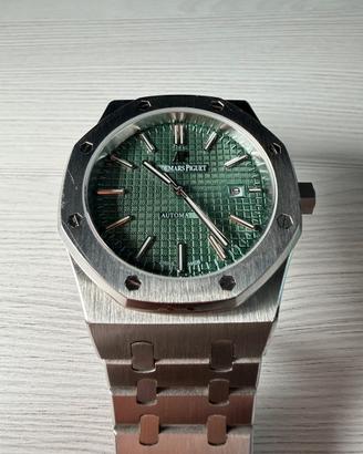 Orologio automatico stile Royal Oak Verde