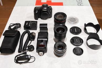 Kit Canon Professionale: Corpo 6D, 3 Lenti, Flash