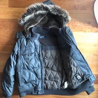 Giacca piumino Geox cappuccio e maniche rimovibili