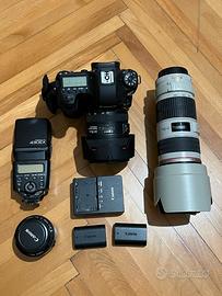 Canon 6d 24/70 70/200 430ex