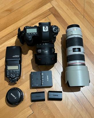 Canon 6d 24/70 70/200 430ex