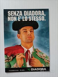 Cartolina rara edizione limitata Roberto Baggio 