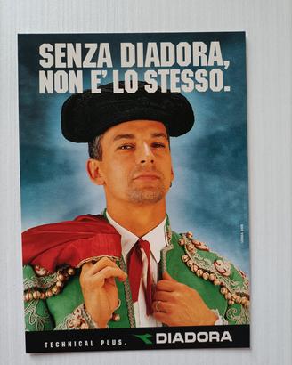 Cartolina rara edizione limitata Roberto Baggio 