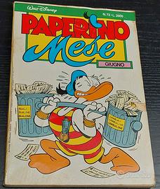 Paperino Mese n.72 Giugno 1986 fumetto vintage