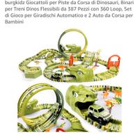 Pista da corsa di dinosauri