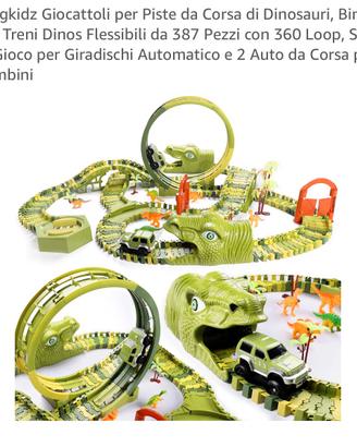 Pista da corsa di dinosauri