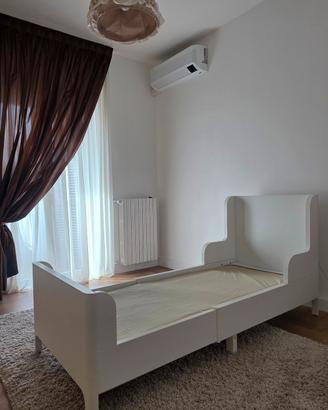 BUSUNGE Letto allungabile, bianco,80x200

