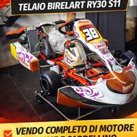 Go Kart 125cc con telaio BirelArt RY30 +CARRELLO!