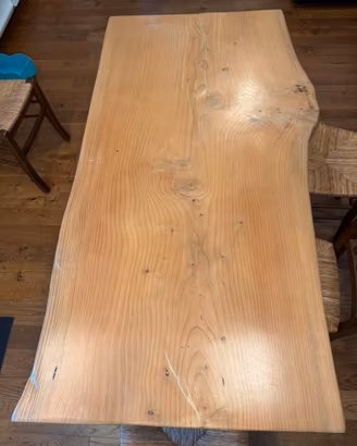 Tavolo artigianale in cedro massello – 150×80 cm