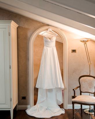 Abito da sposa Eva Lendel - Modello Aston + Velo