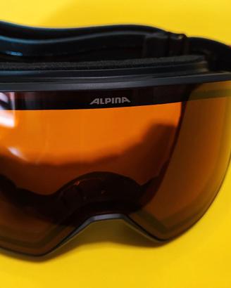 Maschera da sci Alpina, VENET BLACK MATT NUOVA SIZ